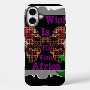Funda iPhone 16 Plus Crea tu propio África, mi deseo