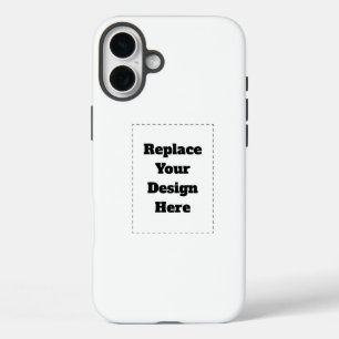 Funda iPhone 16 Plus Crea tu propio blanco