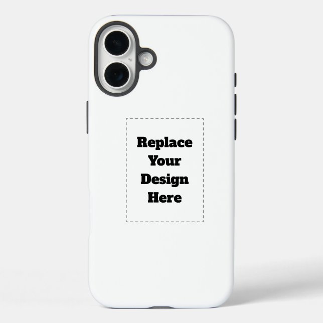 Funda iPhone 16 Plus Crea tu propio blanco (Reverso )