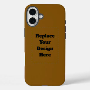Funda iPhone 16 Plus Crea tu propio marrón
