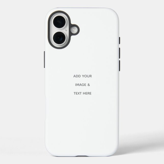Funda iPhone 16 Plus Create Your Own white  (Reverso )