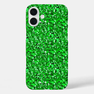 Funda iPhone 16 Plus Cristal druso - verde esmeralda