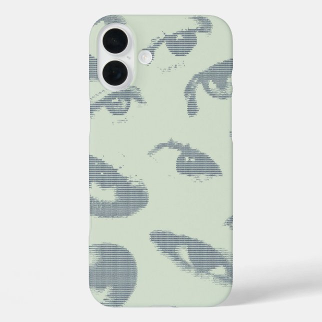 Funda iPhone 16 Plus "Ctrl + I" ASCII Eyes (Reverso )