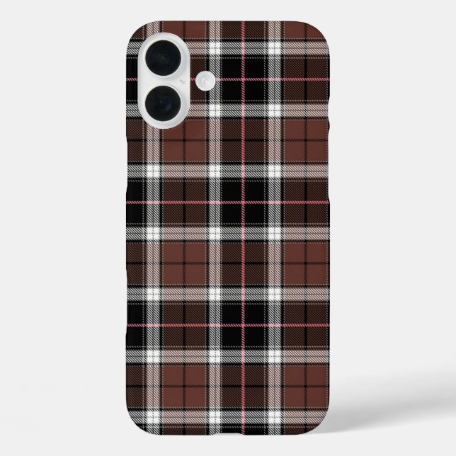 Funda iPhone 16 Plus Cuadro marrón (Reverso )