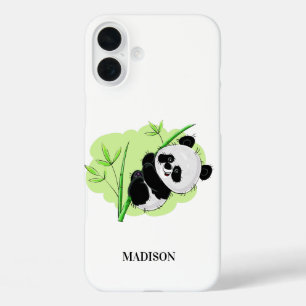 Funda iPhone 16 Plus Cubos de teléfono con nombre personalizado de Cute