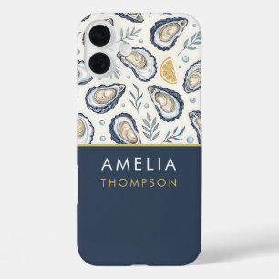 Funda iPhone 16 Plus Custom Elegant Marine Oysters