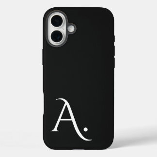 Funda iPhone 16 Plus Custom with Initial Name