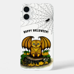 Funda iPhone 16 Plus Cute Halloween Bat