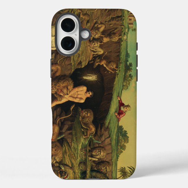 Funda iPhone 16 Plus Daniel en la guarida de los Leones (Reverso )