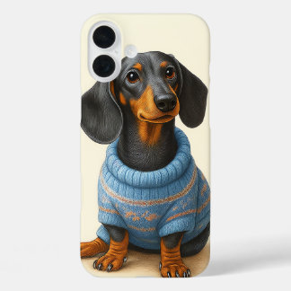 Funda iPhone 16 Plus Dapper Dachshund