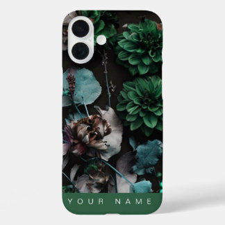 Funda iPhone 16 Plus Dark Bloom Green
