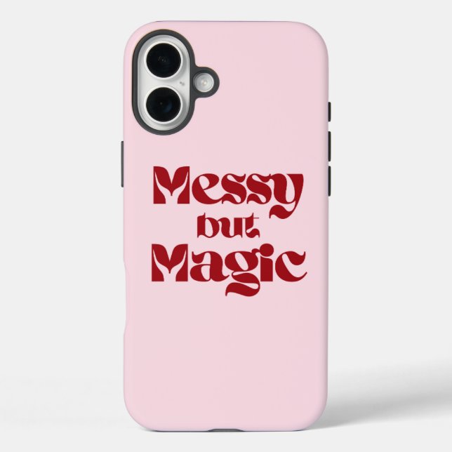 Funda iPhone 16 Plus desordenado pero mágico (Reverso )