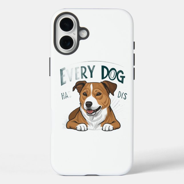 Funda iPhone 16 Plus Días de Gloria Canina (Reverso )