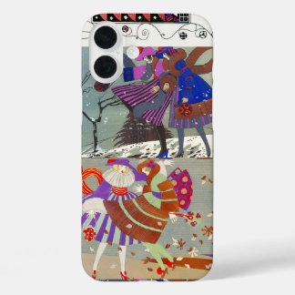 FUNDA iPhone 16 PLUS DISEÑADOR DE COSTUMBRES DE INVIERNO Y OTOÑO / MODA