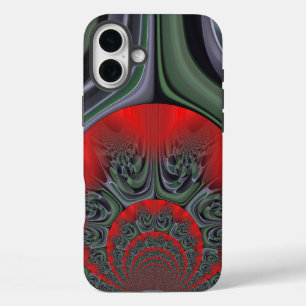 Funda iPhone 16 Plus Diseño artístico del patrón Aurora