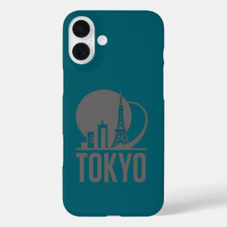 Funda iPhone 16 Plus Diseño de círculo aéreo en Tokio