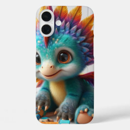 Funda iPhone 16 Plus Diseño de dinosaurios bebés