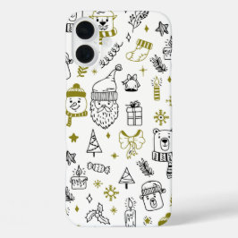 Funda iPhone 16 Plus Diseño de navidades