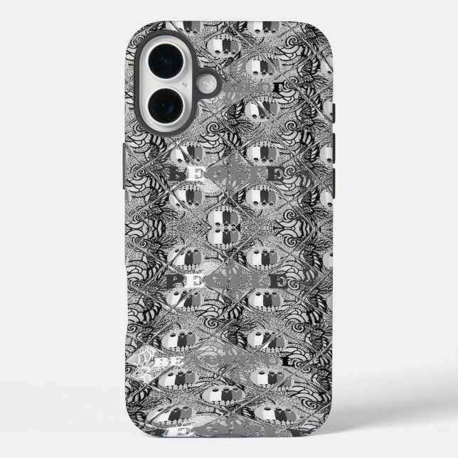 Funda iPhone 16 Plus Edgy Art Motif (Reverso )