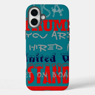 Funda iPhone 16 Plus EE.UU. Trump, ¡estás contratado! United We Stand A