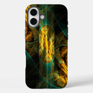 Funda iPhone 16 Plus El arte abstracto del ojo de la jungla