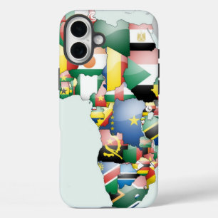 Funda iPhone 16 Plus El continente de África hermosa Mamá África colori