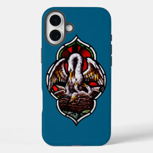 Funda iPhone 16 Plus El pelícano en su piedad Símbolo eucarístico