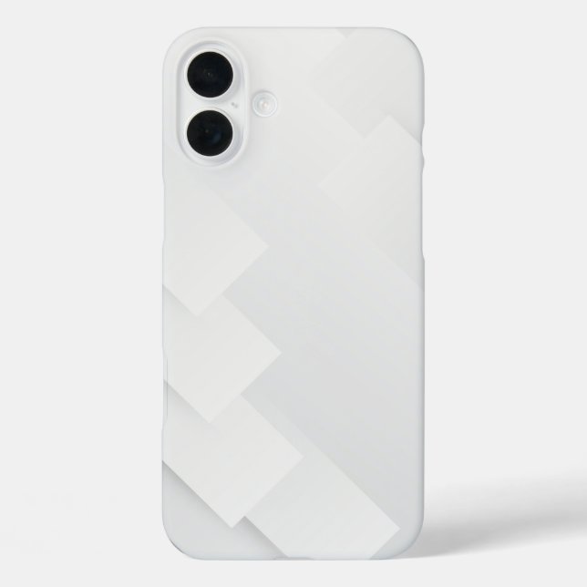 Funda iPhone 16 Plus Elegant White Marble (Reverso )