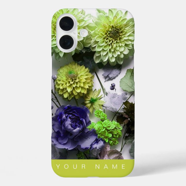 Funda iPhone 16 Plus Elegante esencia amarillo (Reverso )