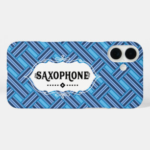 Funda iPhone 16 Plus Emblema saxofón