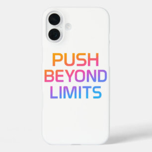 Funda iPhone 16 Plus Empujar más allá de los límites Gradiente iPhone M