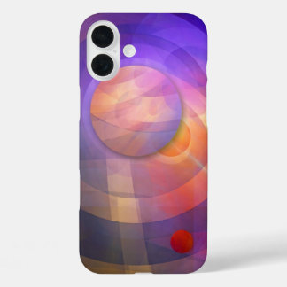 Funda iPhone 16 Plus Energía solar, abstracto artístico