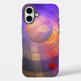 Funda iPhone 16 Plus Energía solar, abstracto artístico
