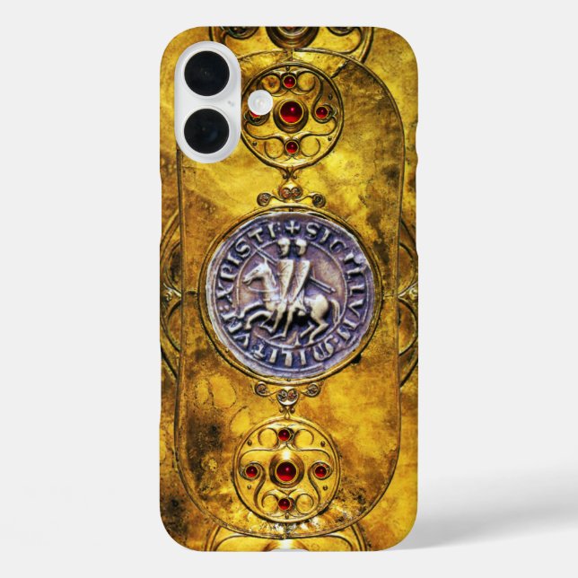 FUNDA iPhone 16 PLUS ESCUDO CÉLTICO CON SELLO DE LA PLANTILLA DE LOS CA (Reverso )