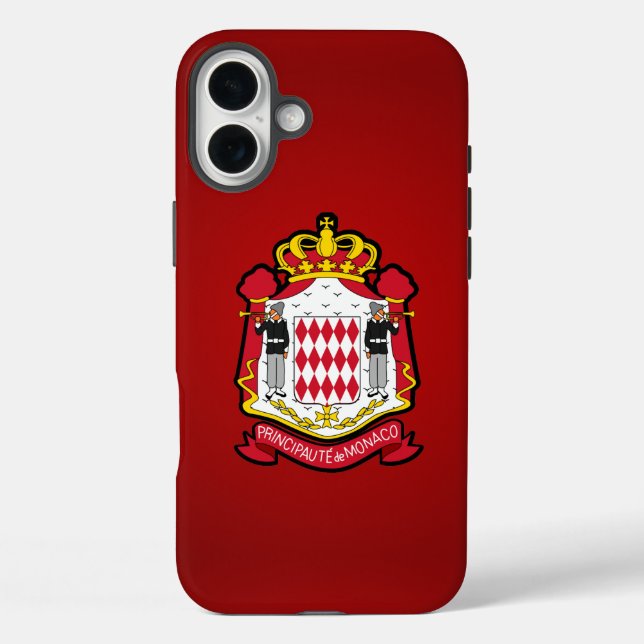 Funda iPhone 16 Plus Escudo de Monacán (Reverso )