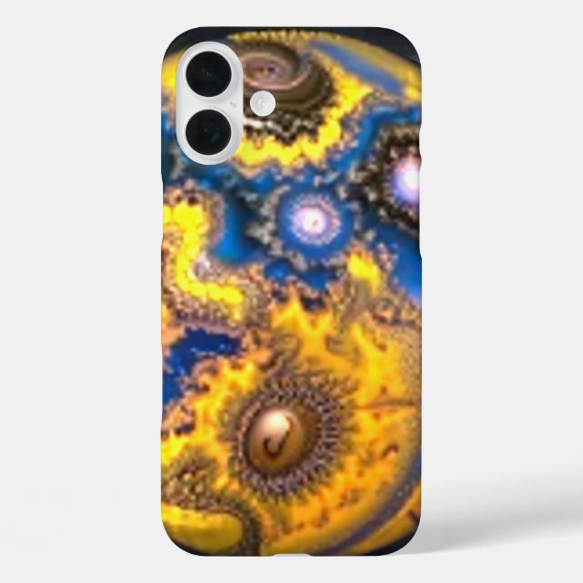 Funda iPhone 16 Plus Esfera de jasper de Bumblebee (Reverso )