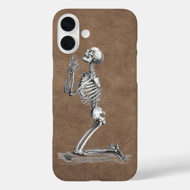 Funda iPhone 16 Plus Esqueleto de oraciones (Reverso )
