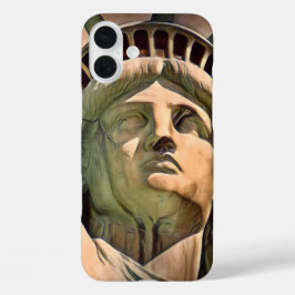 Funda iPhone 16 Plus Estatua de la Libertad Artística