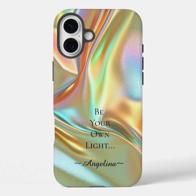 Funda iPhone 16 Plus Estética holográfica (Reverso )
