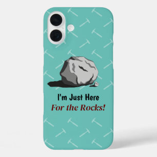 Funda iPhone 16 Plus ¡Estoy Aquí Por Las Rocas! Estuche para iPhone fun