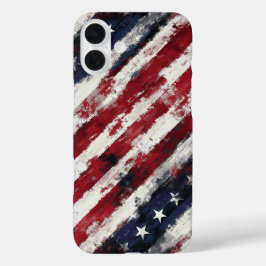 Funda iPhone 16 Plus Estrellas y rayas