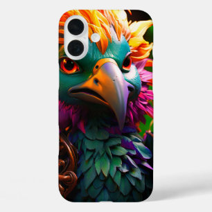 Funda iPhone 16 Plus Estuche Artsy Bird Phone