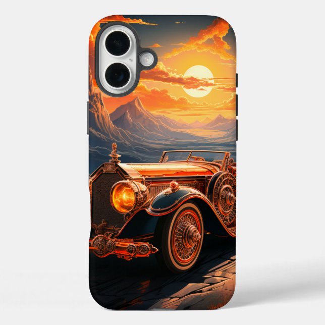 Funda iPhone 16 Plus Estuche Artsy Car Phone (Reverso )