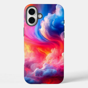 Funda iPhone 16 Plus Estuche Artsy Clouds Phone