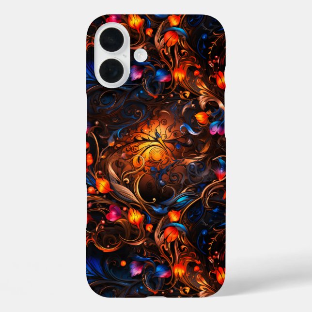 Funda iPhone 16 Plus Estuche Artsy Design Phone (Reverso )