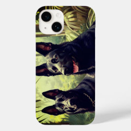 Funda iPhone 16 Plus Estuche Artsy Dogs Phone