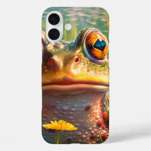 Funda iPhone 16 Plus Estuche Artsy Frog Phone