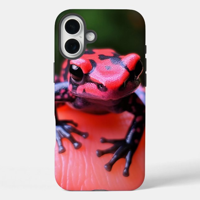Funda iPhone 16 Plus Estuche Artsy Frog Phone (Reverso )