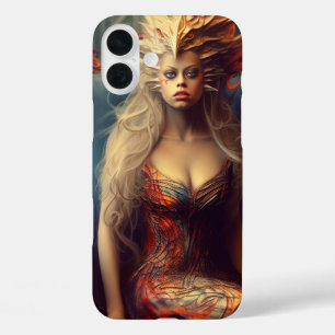 Funda iPhone 16 Plus Estuche Artsy Lady Phone
