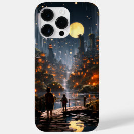 Funda iPhone 16 Plus Estuche Artsy Moon Scene Phone